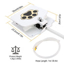 Outdoor Dog Water Fountain Step-On Activated Pet Water Dispenser