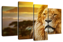 Lion In African Safari Wall Art