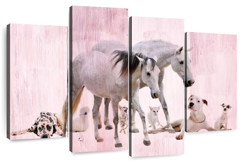 Dogs And Horses Wall Art