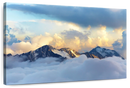 Alpine Snowy Mountains Wall Art