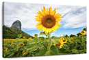 Golden Sunflower Wall Art