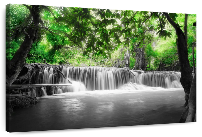 Pop Tropical Waterfall Wall Art