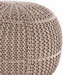Pulkau Taupe Pouf