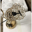 Dual Flower Design Table Lamp for Reading and Home Style