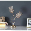 Dual Flower Design Table Lamp for Reading and Home Style