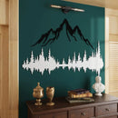 Mountain and Forest Metal Wall Art