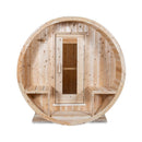 Dundalk Leisurecraft 4-Person Canadian Timber Serenity Barrel Sauna With Solid Wood Benches [CTC2245W] (SAK94862)