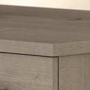 Durable 60W Office Desk with Drawers in Gray