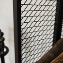 Tall Modern Metal Firewood Rack