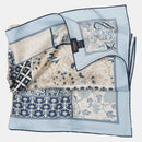 Napoli - Silk Neckerchief - Dusty Blue