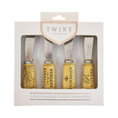 Cork Handled Cheese Spreader Set