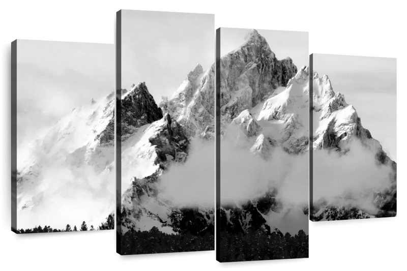 Snowcapped Grand Tetons Wall Art