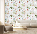Watercolored Little Flowers Wallpaper