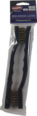 Dynamic DYN10024 Mini Wire Brush 3x7 Rows Brass, 2 Pack