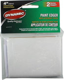 Dynamic 4" Interior/Exterior Molding & Trim Paint Edger Replacement Pads (2pk)