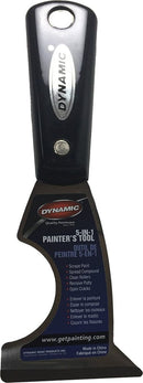 Dynamic DYN10321 Nylon Handle 5-in-1 Painter's Tool with Carbon Steel Blade