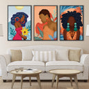 Dynamic Woman Canvas