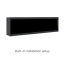 Dynasty Allegro 82-Inch Flush Mount Smart Linear Electric Fireplace [DY-BFM82] (SAK29014)