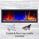 Dynasty Cascade 74-Inch Smart Linear Electric Fireplace [DY-BTX74] (SAK61984)