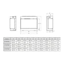 Dynasty Melody 40-Inch Multi-Sided Smart Electric Fireplace With Remote Control [DY-BTS40] (SAK48210)
