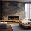 Dynasty Tempo 52-Inch Smart Virtual Linear Electric Fireplace With Dynasty App [DY-FVX52] (SAK76421)