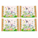 Set of 4 Bunny and Easter Eggs Fabric Placemats