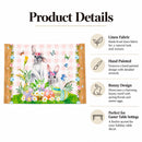 Set of 4 Bunny and Easter Eggs Fabric Placemats