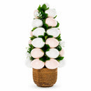 Pastel Spring Egg Arrangement Centerpiece Vase 14.8 Inches Tall