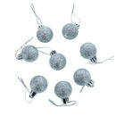 Set of 44 Multicolored Plastic Mini Ball Christmas Ornaments