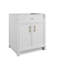 James Martin Bellshire 30" Single Bathroom Vanity, Bright White