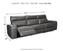 Samperstone - Power Reclining Sectional