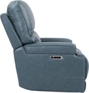 Verona Azure Cordless Power Reclining Sofa And Recliner Set