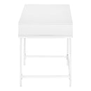 Computer Desk For Home Office, Storage Drawers, Marble Look Contemporary & Modern