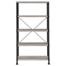 Analiese 63-inch 4-shelf Bookshelf Grey Driftwood