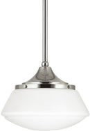 11"W Pendants 1-Light Mini-Pendant Polished Nickel