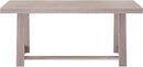 72 Inch Farmhouse Solid Wood Dining Table Rectangular Kitchen Table
