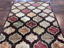 Panel Design Rug 5x7, Multicolor Contemporary Area Rug, Small Living Room Rug