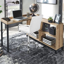 White Mid Back Office Task Chair With Adjustable Height And 360 Degree Swivel
