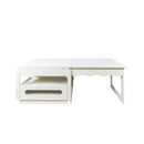 3 in 1 deformed Coffee Tables with Storage Cabinet for Living Room, Coffee Table with  for Dining Room