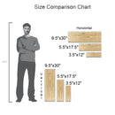 Sea Bright Blue Bike White Latitude Longitude | Wall Art Print on Real Wood