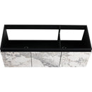 48" Floating Wall-Mounted Bathroom Vanity & Soft-Close Cabinet Door, KD-Package