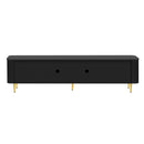 U-Can 78.7''Minimalist TV Stand for TVs up to 85 Inches, Modern Entertainment Center Media Console with 4 Spacious Cabinets for Living room(OLD SKU: SJ000125AAB)