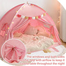 Pink Twin Bed Tent Blackout PrivacyShield Multifunctional