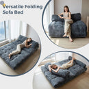 Graphite Grey Foldable SofaBed With Lumbar Support