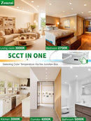 24 Pack 6 Inch LED Recessed Ceiling Light With Junction Box 5CCT Adjustable Dimmable Downlight