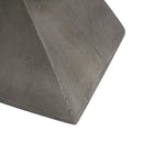 GEOMETRIC MGO SIDE TABLE,LIGHT GRAY COLOR