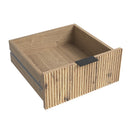 Multi-Functional Three-Drawer MDF Nightstand, Perfect for Storing Items of Different Heights, A Perfect Combination of Nature and Fashion, With Product Dimensions of 19*15.7*17.5 inches