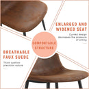 Round Dining Table Set For Four Engineered Wood Finish