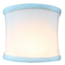 4"W x 4"H Down White Clip-on Sconce Half-Shell Lampshade