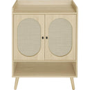 2 Door Shoe Rack, Freestanding Modern Shoe Storage Cabinet, for Entryway
